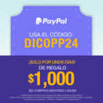 Cupón Muebles Dico de $1,000 de descuento pagando con PayPal