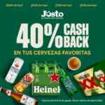 En Jüsto 40% de cashback en cervezas seleccionadas
