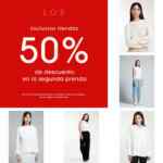 Rebajas LOB: 50% de descuento en la 2da prenda