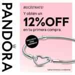Regístrate al Newsletter y recibe un 12% de descuento en la tienda en línea de Pandora