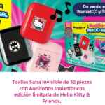 Promo Saba audífonos de Hello Kitty GRATIS en empaques marcados