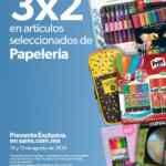 3x2 en Papelería en Sam's Club sólo hasta hoy