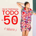 50% de descuento en prendas de fin de temporada en Sfera del 28 al 31 de agosto