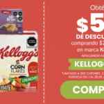 Cupón Soriana de $50 de descuento en cereales Kelloggs