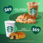 Promociones Starbucks: Latte +acompañamiento a precio especial