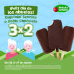 En Helados Sultana 3x2 en esquimales sencillos por el Día del Abuelo esta semana