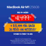 MacBook Air M1 por $11,499 en iShop Mixup hasta el 25 de agosto
