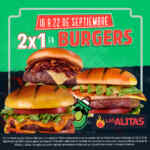 2x1 en hamburguesas en Las Alitas esta semana