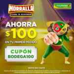 Cupón Bodega Aurrera de $100 de descuento en primer pedido en línea durante septiembre