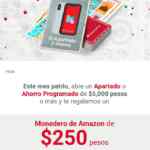 Promos Banorte Mes Patrio: monedero Amazon de regalo si ahorras $5,000 en tu cuenta