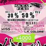 Makeup Fest Bellísima: del 30% al 50% de descuento en marcas participantes