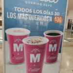 En Cielito Querido bebidas seleccionadas a sólo $30 los días 30 de mes