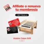 En City Club afíliate o renueva tu membresía + $50 llévate un asador Casus Grill