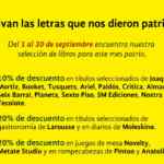 Ofertas Gandhi Mes Patrio con descuentos en libros y más durante septiembre