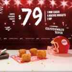 Promoción KFC Mini Cascos NFL en la compra de un combo + agrandado extra