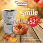 Combo Smile Krispy Kreme: Café Americano + dona Select Sabores de otoño por $52