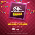 Feria Liverpool y Panini: 20% de descuento en cómics y mangas