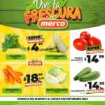 Ofertas Merco frutas y verduras del 3 al 5 de septiembre 2024