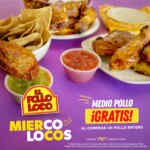 Miercolocos de Pollo Loco Septiembre 2024: Compra un pollo y llévate medio pollo gratis los miércoles