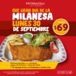 Día de la Milanesa Potzollcalli: Milanesa con papas y ensalada a sólo $69 hoy lunes