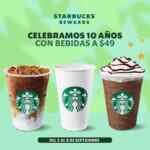 Promoción Starbucks Aniversario: Bebidas grandes participantes a $49