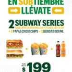 En Subway llévate 2 combos a precio especial al pedir por la app durante septiembre