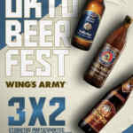 Oktobeerfest Wings Army: 3x2 en cervezas participantes