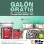 Promoción Behr Pintura Gratis: llévate un galón de regalo en la compra de cubetas de pintura participantes