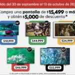 En Costco $5,000 de descuento en pantallas de más de $15,000