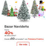 Bazar Navideño Elektra con hasta 40% de descuento en artículos de temporada navideña
