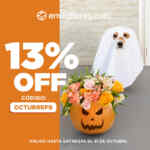 Cupón Envíaflores 13% off durante octubre