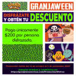 En Granja Las Américas entrada a precio especial si vas disfrazado