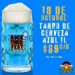 Promoción McCarthys Oktoberfest: Tarro de cerveza azul de 1 litro a sólo $69
