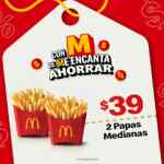 Cupón McDonald's 2 papas medianas por $39