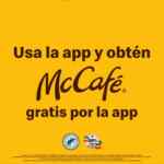 Cupón McDonald's McCafé GRATIS al pedir por la app