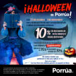 Promoción de Halloween Porrúa: Hasta 15% de descuento si vas disfrazado