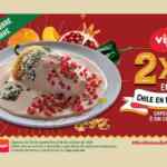 2x1 en Chiles en Nogada en Vip's al pedir por delivery esta semana