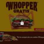 Cupón Burger King: compra un Combo Whopper y recibe otra hamburguesa Whopper GRATIS