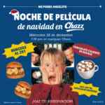 Noche Navidad de Película Chazz: 2x1 en hamburguesas, chocolate caliente Gratis y más