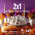 El Globo 2x1 en pan de muerto familiar esta semana