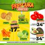 Ofertas Merco frutas y verduras del 12 al 14 de noviembre 2024