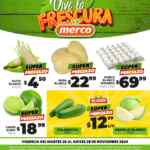Ofertas Merco frutas y verduras del 26 al 28 de noviembre 2024