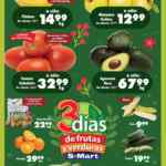 Ofertas S-Mart 3 días de frutas y verduras del 26 al 28 de noviembre 2024