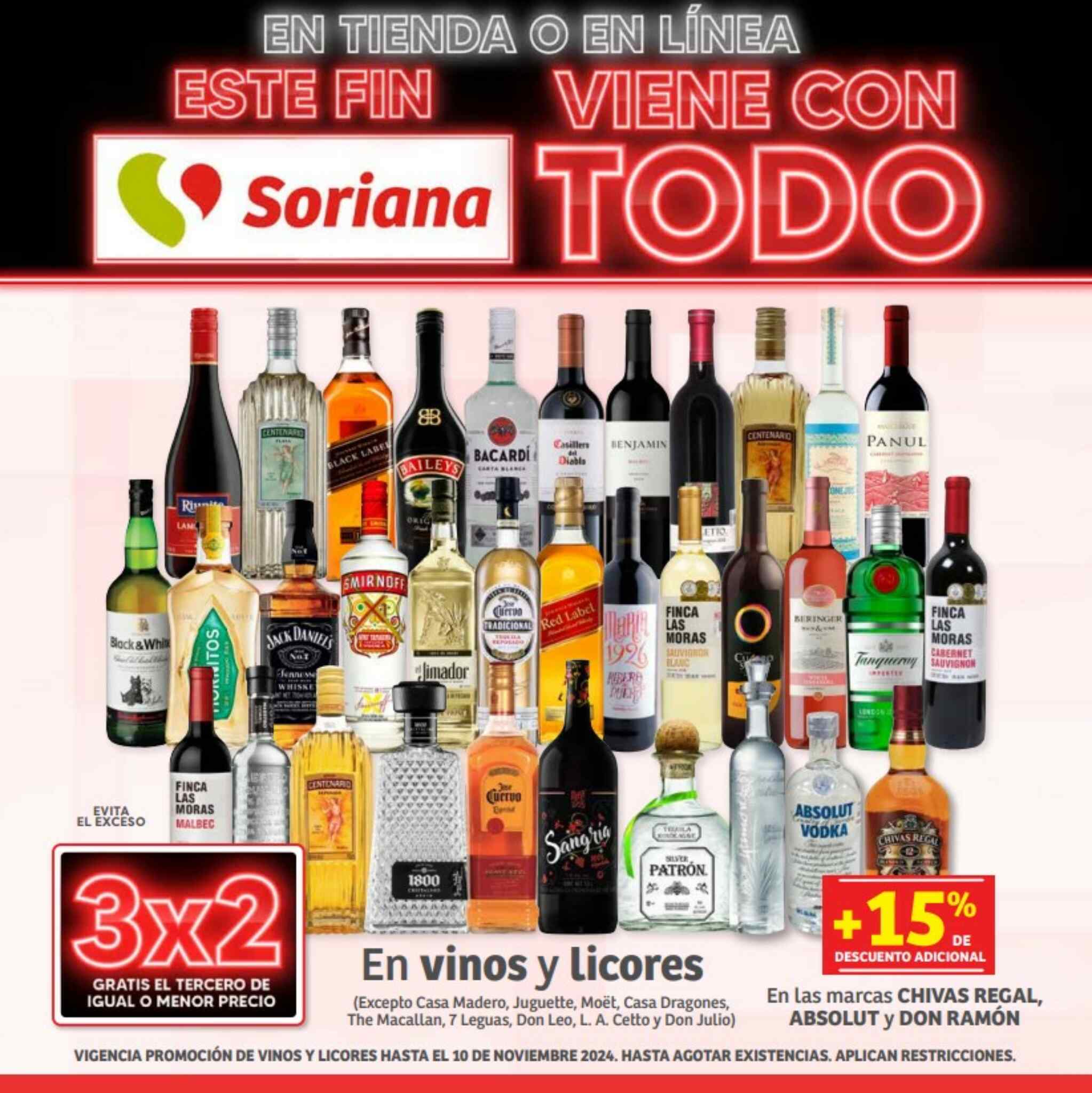 Folleto Soriana fin de semana 3x2
