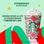 En Starbucks 50% de descuento en la primera bebida que ordenes por la app