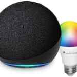 Combo bocina inteligente Alexa Echo Dot 5ª generación + foco inteligente de nuevo disponible en su menor precio