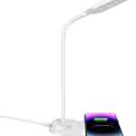 Lámpara de escritorio LED con cargador inalámbrico de celular a un super precio
