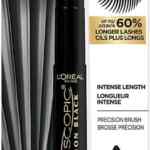 Mascara para pestañas Loréal Paris Telescopic Carbon Black baja a un gran precio