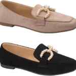 Juego de 2 pares de mocasines para mujer con acabado de gamuza bajan a su menor precio