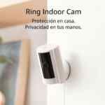 Cámara de seguridad inteligente Alexa Ring Indoor Cam baja a su menor precio